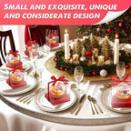 Thenshop 50 Pcs Clear Cupcake Boxes Individual 3.5 Inch, Red - Image 5
