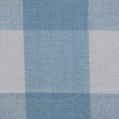 DII Buffalo Check Collection, Classic Farmhouse Tablecloth, 60 x 120, Light Blue & White (Pack of 12) - Image 3