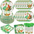 Ziliny 280 Pcs Dinosaur Tableware Decoration Set Birthday Party Favors by Ziliny