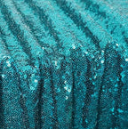 Poise3EHome Teal Sequin Tablecloth 60×120 Inch Rectangle Sparkly Fabric Table Cloth for Baby Shower Birthday Party Wedding Christmas Holiday Decoration - Image 4