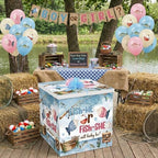 AmazingSpark 28in Giant Gender Reveal Gift Box Kit, Fishing - Image 4