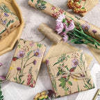 RUSPEPA 30" X 100' Wildflower Floral Wrapping Paper Large Kraft Paper Roll for Women, Jumbo Roll, Herbal Kraft Wrapping Paper for Christian Gifts, Birthdays, Weddings, Bridal Shower and Engagement - Image 5