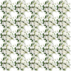 Peonies Artificial Flowers Bulk, 24 Bundles - Ivory White by Scawim