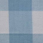 DII Buffalo Check Collection, Classic Farmhouse Tablecloth, 70" Round, Light Blue & White (Pack of 12) - Image 2