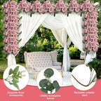 12 Bundles Dusty Pink Artificial Peonies Silk Flowers Bulk - Image 6