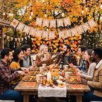 Funnymoom Thanksgiving Party Supplies for 50 Guests Fall Autumn Plates - Image 5