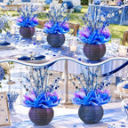 6 Set Galaxy Paper Lanterns Table Centerpieces Decors 8in - Image 3