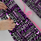 AOFUN Custom Wrapping Paper Personalized Name Text Gift Wrap Funny Wrapping Paper Birthday Best Wrapping Paper Christmas Christmas Paper Wrap 5 Rolls 58" x 23" - Image 4