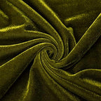 GLORY SEASON Velvet Tablecloth Luxurious Solid Rectangle Table Cloth,Oblong Retro Farmhouse Ruffle Tablecloths Washable Table Cover for Party Olive Green,52x70 Inches - Image 6