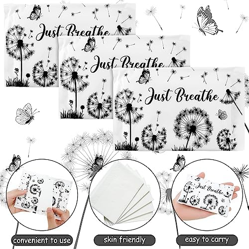 PerKoop 100 Pack Travel Tissues Pocket Size, 3 Ply, Dandelion - Image 3