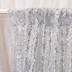 Poise3EHome Silver Sequin Backdrop Curtains,4 Panels 2FTx8FT Glitter Background for Party Birthday Party Baby Shower Wedding Christmas Thanksgiving Halloween Holiday Festival Decor - Image 4