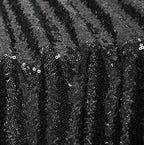 Poise3EHome Black Sequin Tablecloth 90×132 Inch Rectangle Sparkly Fabric Table Cloth for Halloween Birthday Wedding Party Holiday Decoration - Image 2