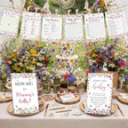 Funnymoom 426 Pcs Baby Shower Games Wildflower Girl, 8 Game Activities - Image 3