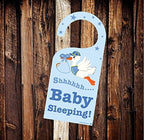 Welcome Home It's a Boy Lawn Stork Sign, Blue - Image 4