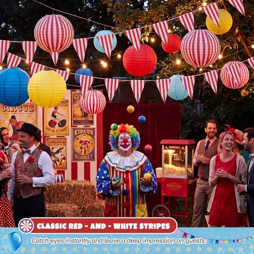 Hortsun Carnival Circus Party Decorations,Multicolor - Image 5