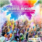 Color Blaze Holi Color Run Powder Multicolor - 40 lbs Bulk - 8-Pack - Image 3