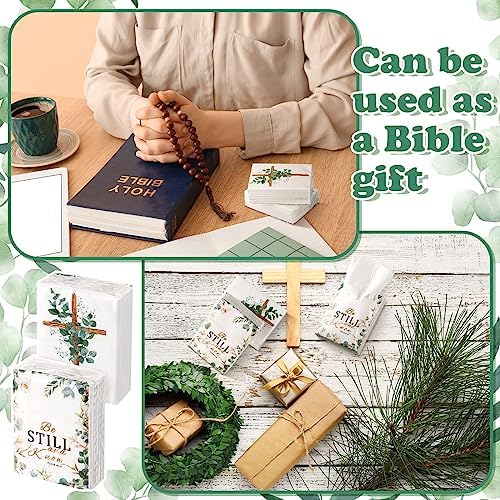 Seajan 120 Pack Mini Christian Bible Verse Travel Tissues, Fresh Style - Image 4