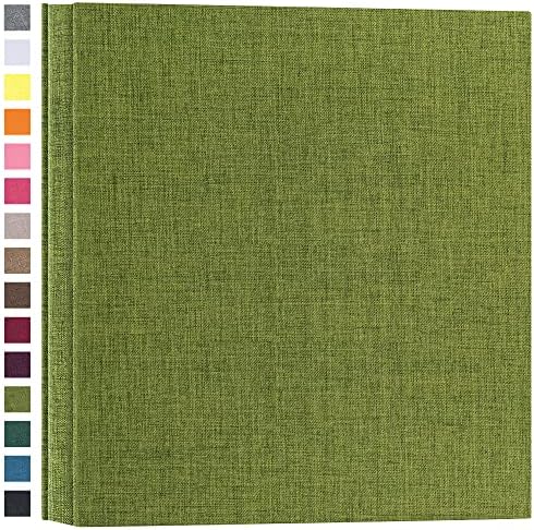 potricher Photo Album 4x6 Photos, 1000 Pockets, Linen Cover, Green by potricher