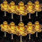 Junkin 10 Set Balloon Stand Kit for Table Centerpiece, Gold by Junkin