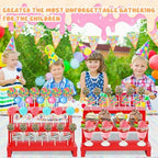 Wooden Cake Pop Stand, 2 Pcs 33 Hole Lollipop Holder for Wedding Birthday - Image 6