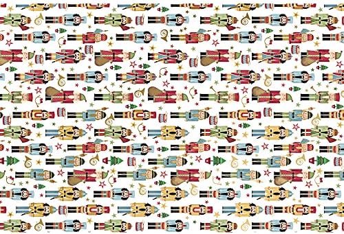 Jillson Roberts Premium Bulk 20" x 30" Printed Tissue For Wrapping and Gift Bags, Traditional Nutcracker, 240 Sheets - Image 3