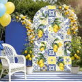 Leinuosen Set of 2 Lemon Arch Backdrop for Amalfi Last Toast on The Coast by Leinuosen