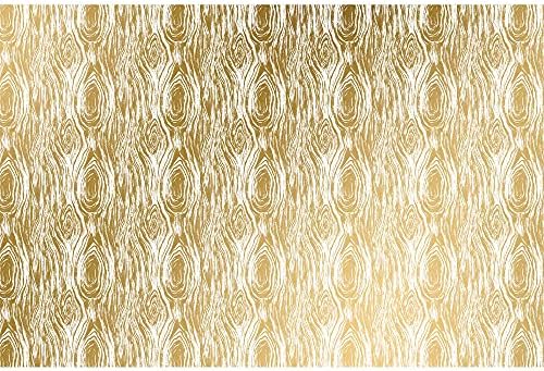 Jillson Roberts 24 Sheet-Count 20" x 30" Printed Christmas Tissue Paper, Golden Wood Grain - Image 3