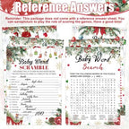 Sherr 476 Pcs Christmas Santa Baby Shower Games, 8 Sets Games Activities - Image 7
