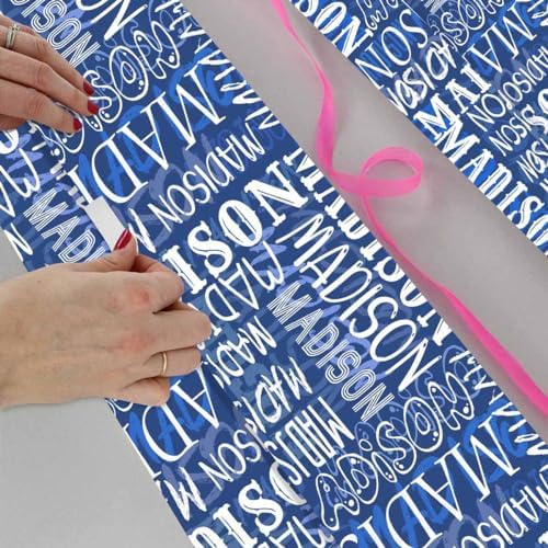 AOFUN Wrapping Paper For Him Gift Wrapping Paper Custom Gift Wrapping Paper Birthday Wrapping Paper For Men Birthday Wrapping Paper For Men 5 Rolls 58" x 23" - Image 4