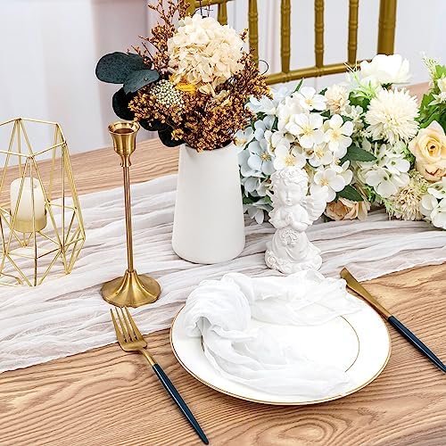 fani 100 Pack Gauze Cheesecloth Napkins, 20 x 20 in, White - Image 5