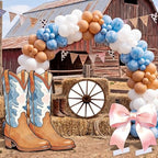 3 Pcs Boot or Bows Gender Reveal Decorations Large Pink Cutouts Baby Shower Birthday Sign 1st Birthday Party Centerpieces for Baby Shower Party Supplies Photo Booth Props Backdrops Decor - Image 6