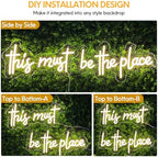32×8 Inch Large This Must Be The Place Neon Signs - Image 4