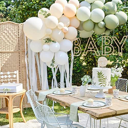 Ginger Ray Wooden Gender Neutral Baby Hanging Decoration for Baby Showers Including Twine to Hang, Green - Image 4