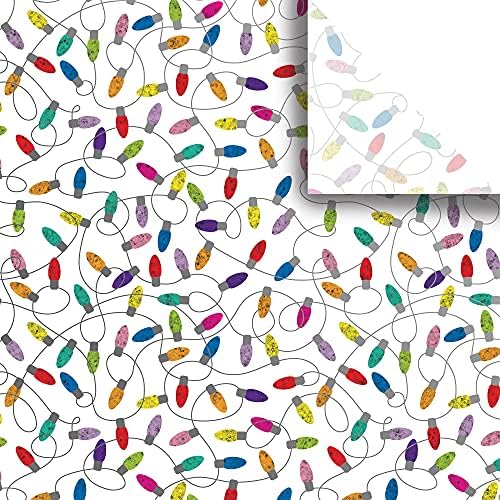 Jillson Roberts 20" x 30" Printed Christmas Gift Tissue, Lights (48 Folded Sheets) by JillsonRoberts