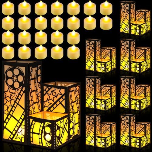 Rossesay 24 Pcs Movie Night Party Decorations Movie Theater Centerpiece by Rossesay