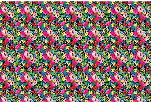 Jillson Roberts 20" x 30" Printed Gift Tissue for Birthdays, Wine Bags, Weddings, Floral Burst, 48 Folded Sheets - Image 3