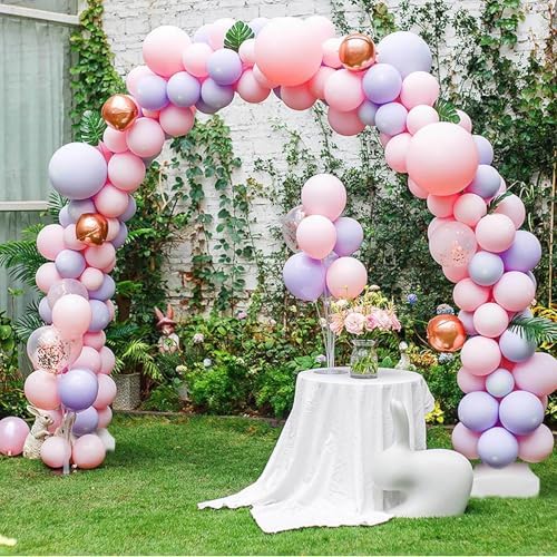 Balloon Arch Stand Kit, Adjustable Frame with 15 Fiber Poles, 50 Clips, Air Pump, for Birthday, Wedding, Baby Shower - Image 7