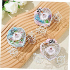 TOPPERFUN Heart Shaped Iron Carriage Gift Boxes, 10 Pcs Wedding Party Favor - Image 2