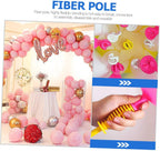 Balloon Arch Kit with Fiber Pole and Water Bags, White - Image 3