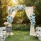 Auihiay 404Pcs Hydrangea Artificial Flowers, Silk Artificial Flowers - Image 6