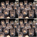 DARJEN Clear Votive Candle Holders Set of 24- Round Glass Candle Holders Bulk for Tea Light Candle, Embossed Candle Votives for Wedding Centerpiece, Various Parties & Home Decor (Pack of 4) by DARJEN