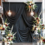 30ft×15ft Black Backdrop Curtain for Wedding Parties - Image 2
