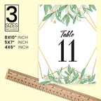 Olive Branch Design Table Number Cards Double Sided Party Table Numbers for Reception Baby Shower Anniversary Birthday Bridal Party 4x6 100 Pcs - Image 4