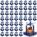 Thenshop 50 Pcs Clear Cupcake Boxes Individual 3.5 Inch, Navy Blue by Thenshop