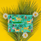WRAPAHOLIC Jumbo Reversible Jungle Wrapping Paper - Jumbo Roll - 24 Inch x 65.6 Feet - Tigers in the Jungle Wild One Birthday Wrapping Paper for Kids Girls Birthday, Baby Shower - Image 6