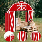 Bucherry 7 Pcs Farm Birthday Party Decor Farm Animal Backdrop - Image 4