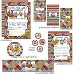 Amanda Creation Deluxe Viking Birthday Party Bundle Includes 20 Each of Invitations & Thank You Cards with Envelopes + 2 Sizes of Stickers, Mini Candy Bar Wrappers & Water Bottle Labels! - Image 2