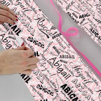 AOFUN Cute Wrapping Paper - Boy, Baby, Christmas - 3 Rolls, 58" x 23" Each - Image 4