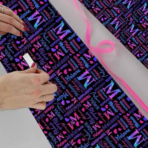 AOFUN Custom Name Gift Wrapping Paper Funny Gifts For Friends Custom Gifts Personalized Name Text Personalized Name Gift 5 Rolls 58" x 23" - Image 4