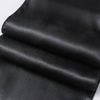 Pack of 50 Satin Black Chair Sashes Bows 7 X 108 Inch Universal Chair Ties Ribbons for Wedding Ceremony Party Banquet Restaurant Event Decorations - Black Chair Sashes 50 Pack - Image 5